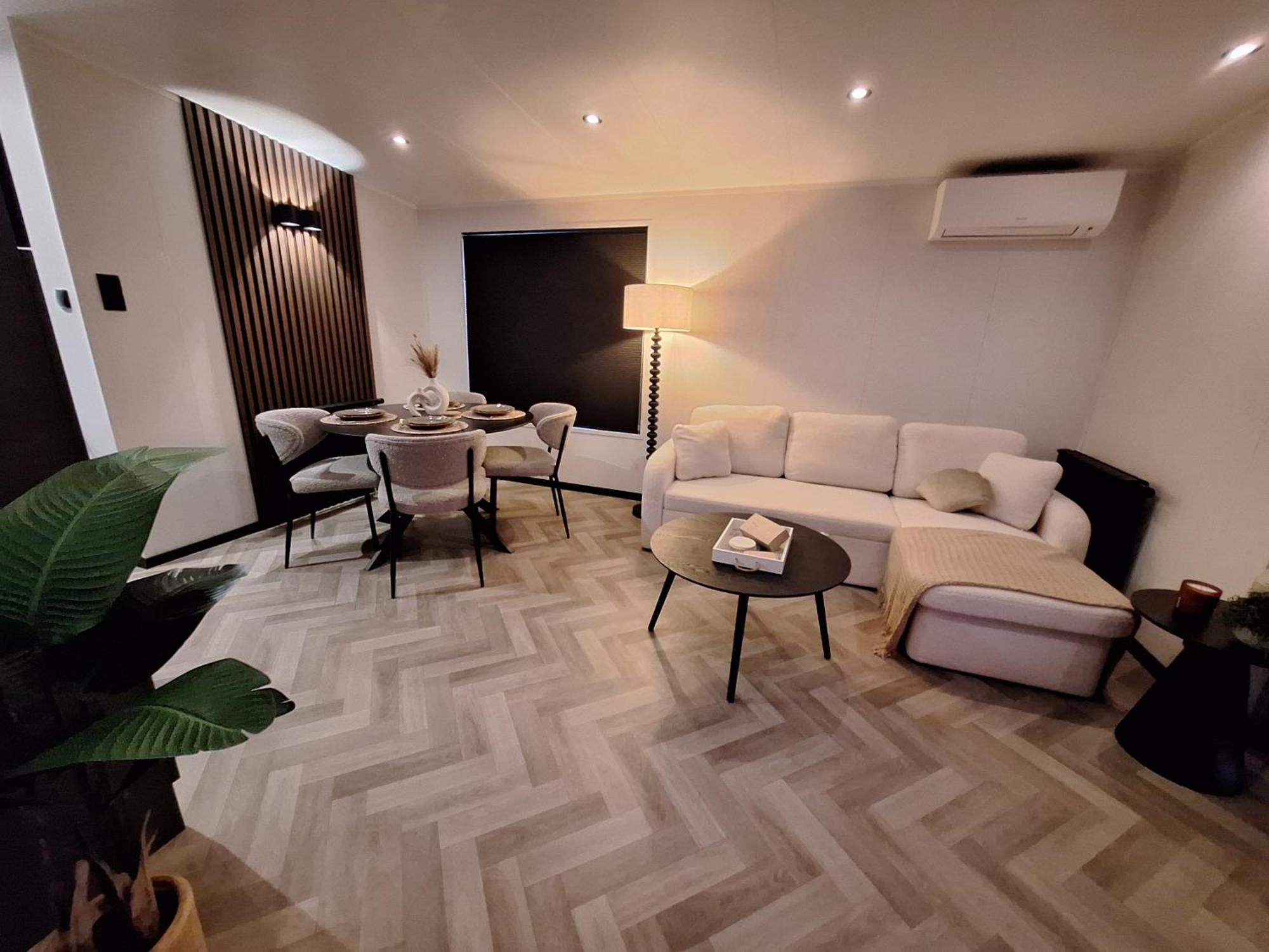 'Relax Lodge Sea' - Wellness Lodge In Zeeland - Private Sauna - Airco - Garden - Outdoor Swimming Pool - Free Wifi, Towels & Bed Linen Heinkenszand Exteriér fotografie