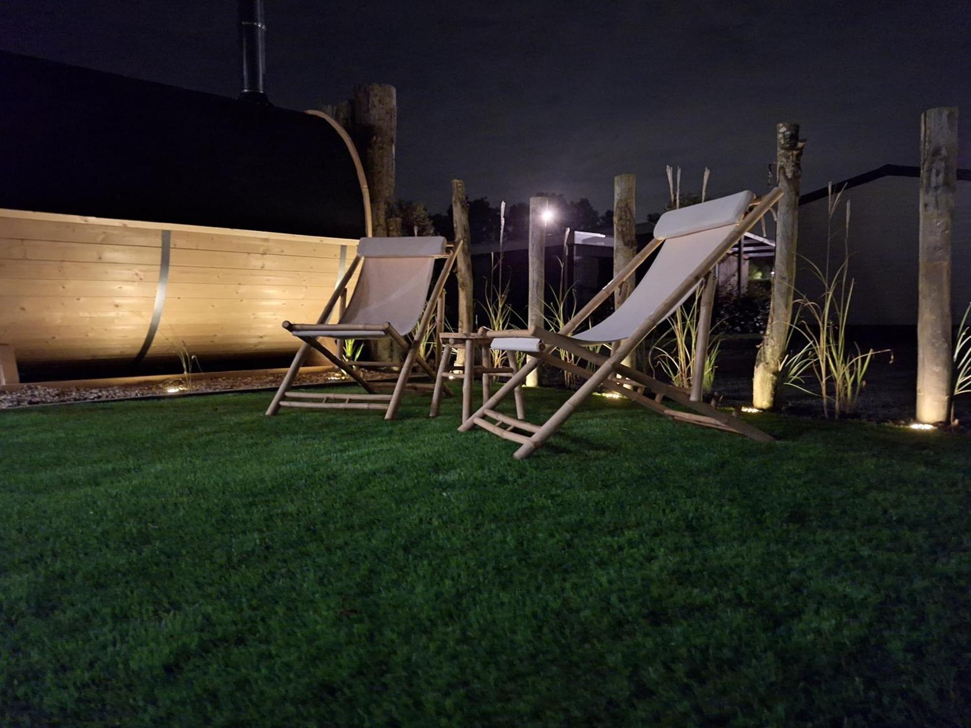 'Relax Lodge Sea' - Wellness Lodge In Zeeland - Private Sauna - Airco - Garden - Outdoor Swimming Pool - Free Wifi, Towels & Bed Linen Heinkenszand Exteriér fotografie