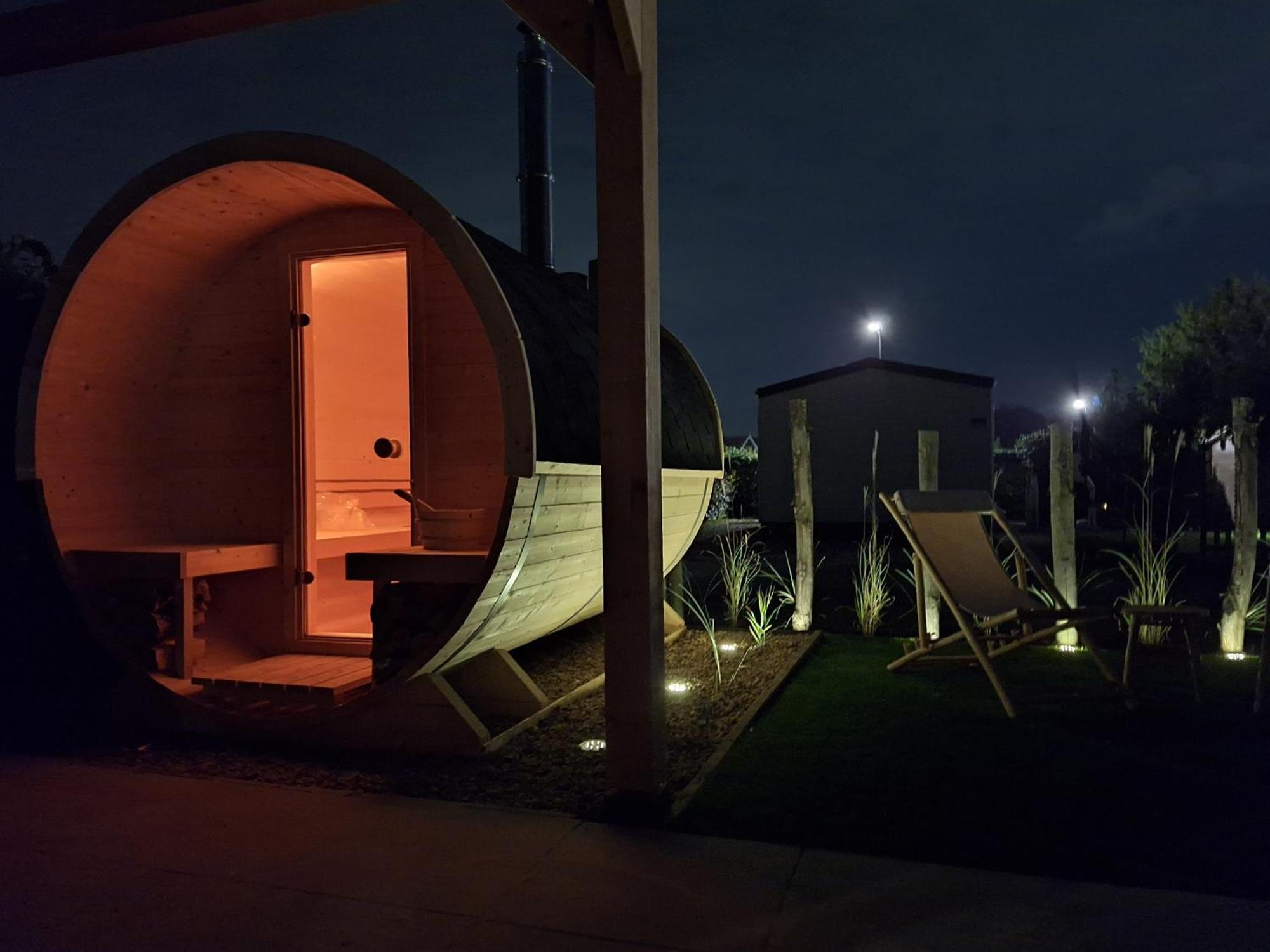 'Relax Lodge Sea' - Wellness Lodge In Zeeland - Private Sauna - Airco - Garden - Outdoor Swimming Pool - Free Wifi, Towels & Bed Linen Heinkenszand Exteriér fotografie