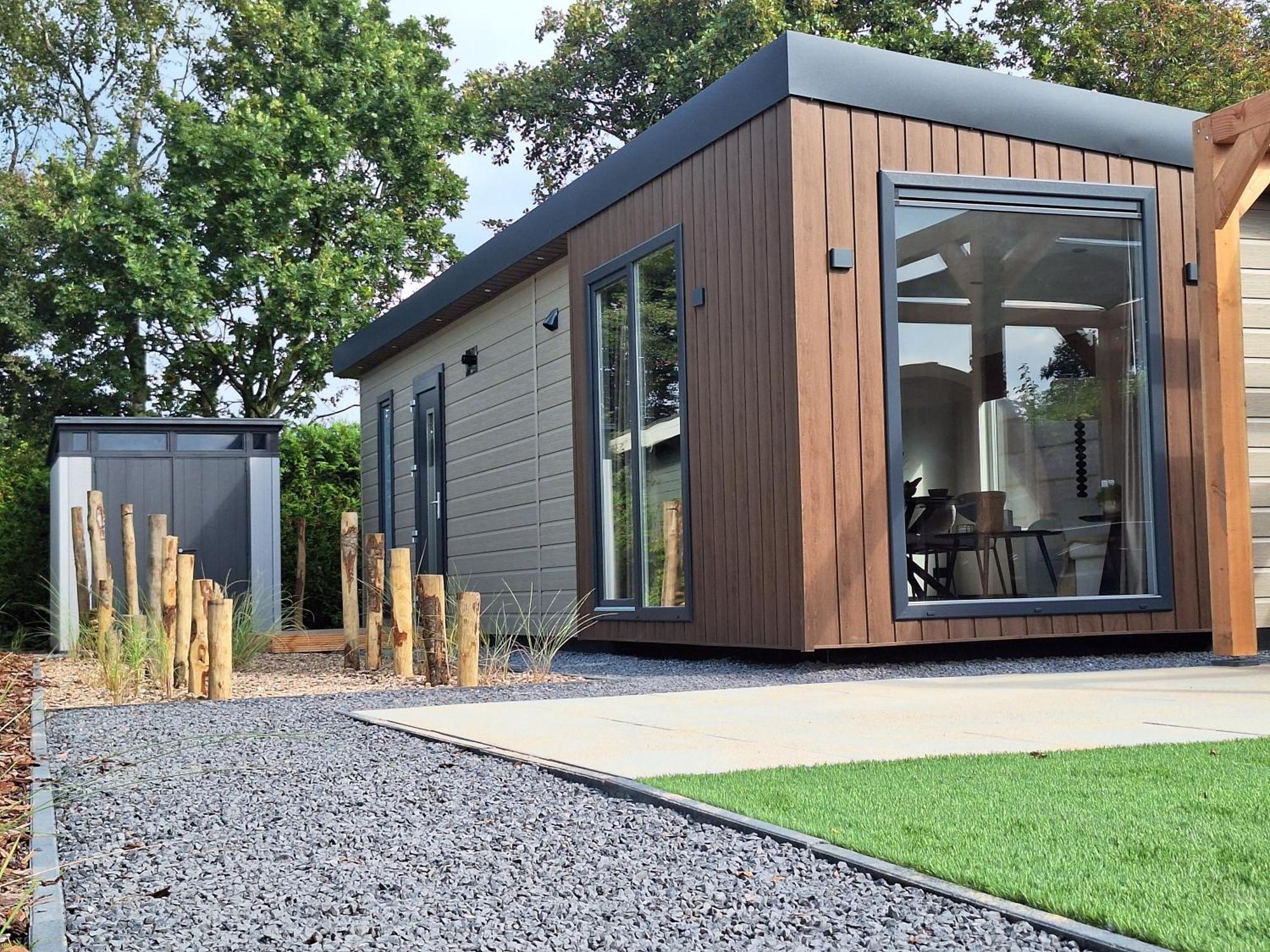 'Relax Lodge Sea' - Wellness Lodge In Zeeland - Private Sauna - Airco - Garden - Outdoor Swimming Pool - Free Wifi, Towels & Bed Linen Heinkenszand Exteriér fotografie
